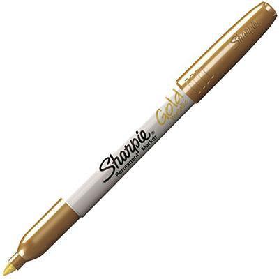 Sharpie Permanent Marker Fine Point 1.0Mm Metallic Gold Pack 2 1823813 - SuperOffice