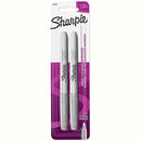 Sharpie Permanent Marker Fine Point 1.0Mm Metallic Silver Pack 2 39108PP - SuperOffice