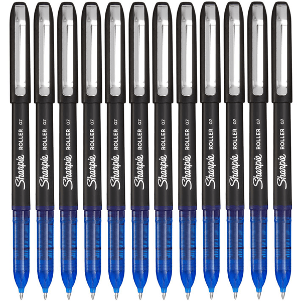 Sharpie Roller Arrow Point Pen 0.7mm Blue Rollerball Box 12 2116789 - SuperOffice