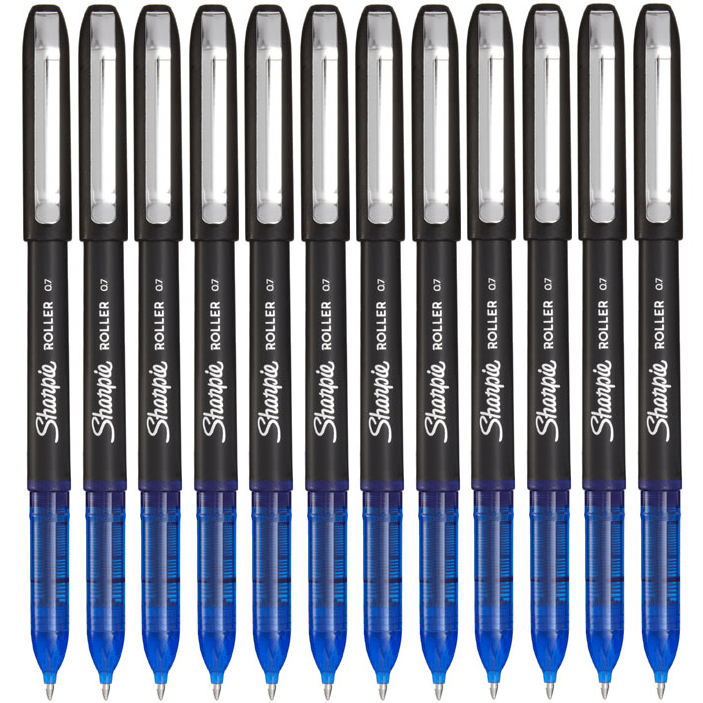 Sharpie Roller Arrow Point Pen 0.7mm Blue Rollerball Box 12 2116789 - SuperOffice