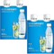 SodaStream Fuse White Bottle Carbonating Sparkling 1L Portable 4 Pack 1741210610 - WHITE 1L (4 Pack) - SuperOffice