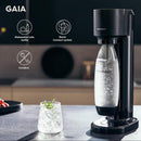 Sodastream Gaia Starter Pack Soft Fizzy Drink Sparkling Maker Soda Stream Black 1017911610 - SuperOffice