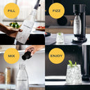 Sodastream Gaia Starter Pack Soft Fizzy Drink Sparkling Maker Soda Stream Black 1017911610 - SuperOffice