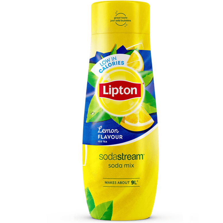 SodaStream Lipton Ice Tea Lemon Syrup Mix 440ml Pack 6 BULK 1924215610 (Lemon 6 Pack) - SuperOffice