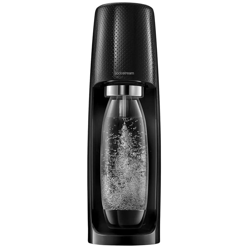 Sodastream Spirit Sparkling Gas Soda Maker Fizzy Water Drink Set Black 1011711611 (Standard Spirit) - SuperOffice