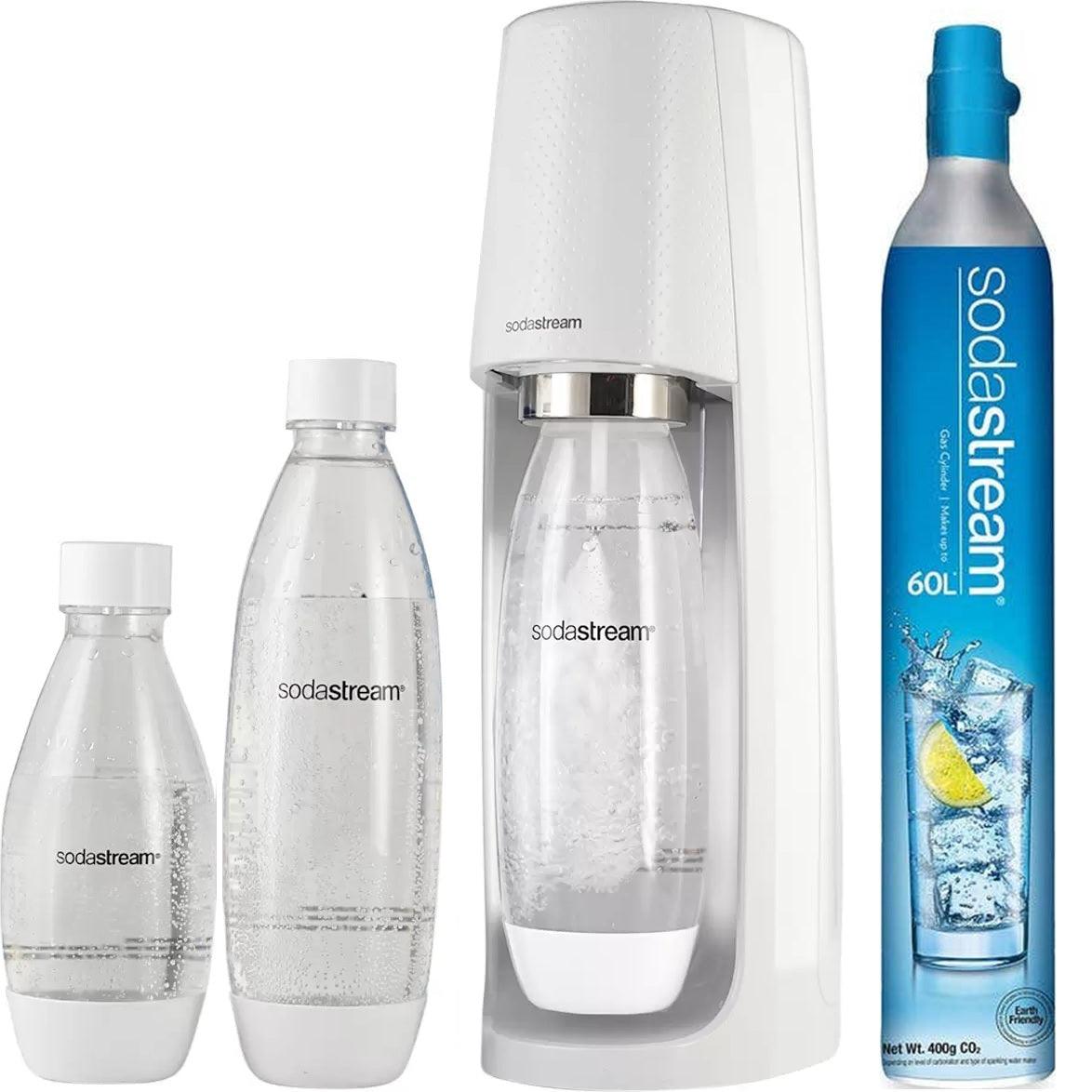 Sodastream Spirit Starter Mega Pack Fizzy Water White | SuperOffice