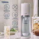 Sodastream Terra Starter Pack Soft Fizzy Drink Sparkling Maker Soda Stream White 1012811610 - SuperOffice