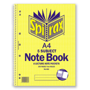 Spirax 596 5-Subject Notebook 7mm Ruled Spiral Bound 250 Page A4 Pack 5 43111 (5 Pack) - SuperOffice