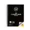 Spirax Kode 3-Subject Section Notebook Book A5 Black 5 Pack Bulk 56961C (5 Pack) - SuperOffice