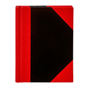 Spirax Notebook Casebound Ruled 100 Leaf A5 Black/Red 5 Pack 56523 (5 Pack) - SuperOffice