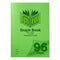 Spirax P134 Graph Book 5mm Grid 96 Page A4 Green 10 Pack 56134P (10 Pack) - SuperOffice