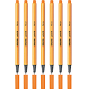 Stabilo 88 Point Fineliner Pen Fine Orange Box 7 0342720 (Box 7) - SuperOffice