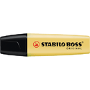 Stabilo Boss Highlighter Pastel Milky Yellow Box 10 49631 (Box 10) - SuperOffice