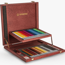 STABILO CarbOthello 60 Chalk Pastel Coloured Pencils Artists Wooden Box Set 1460-1 - SuperOffice