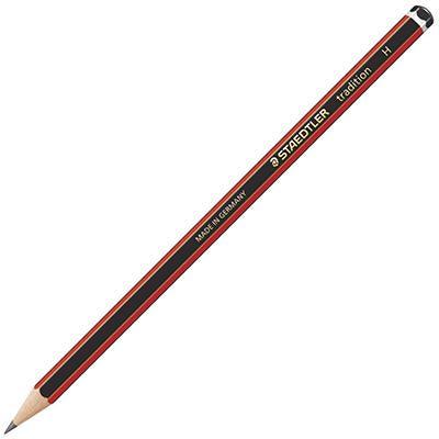 Staedtler 110 Tradition Graphite Pencils H Box 12 110-H - SuperOffice