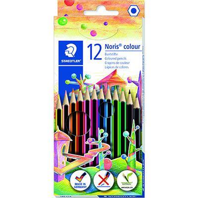 Staedtler 185 Noris Club Coloured Pencils Assorted Box 12 185 C12 - SuperOffice