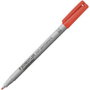 Staedtler 315 Lumocolor Non-Permanent Marker Medium Red Box 10 315-2 - SuperOffice