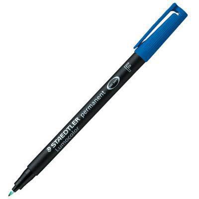 Staedtler 317 Lumocolor Permanent Marker 1.0Mm Blue Box 10 317-3 - SuperOffice