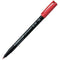 Staedtler 317 Lumocolor Permanent Marker 1.0Mm Red Box 10 317-2 - SuperOffice