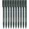 Staedtler 318 Lumocolor Permanent Marker Pen Fine Black Box 10 318-9 (Box 10) - SuperOffice
