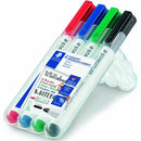 Staedtler 341 Lumocolor Compact Whiteboard Marker Bullet Wallet 4 341 WP4 - SuperOffice