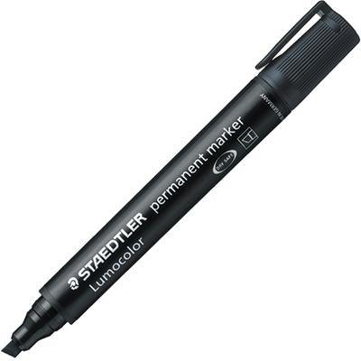 Staedtler 350 Lumocolor Permanent Marker Chisel Point Black 350-9 - SuperOffice