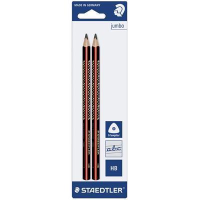 Staedtler Jumbo Triangular Graphite Pencils Hb Box 12 12852 - SuperOffice