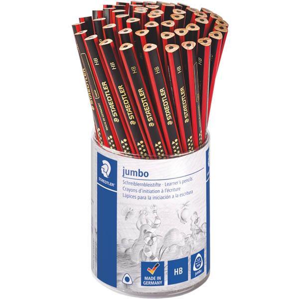 Staedtler Jumbo Triangular Graphite Pencils Hb Tub 50 12852KP50 - SuperOffice