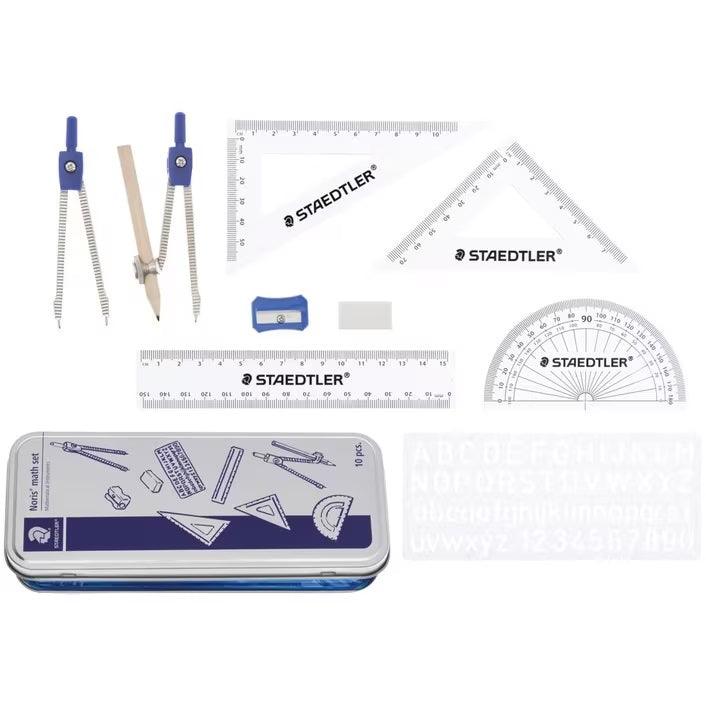 Staedtler Noris Club Maths Set 10 Piece Geometry Kit Students School 557 10 - SuperOffice