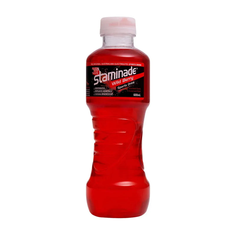 Staminade Sports Drink Electrolytes Wild Berry 600mL Pack 12 Bulk 949262 - SuperOffice