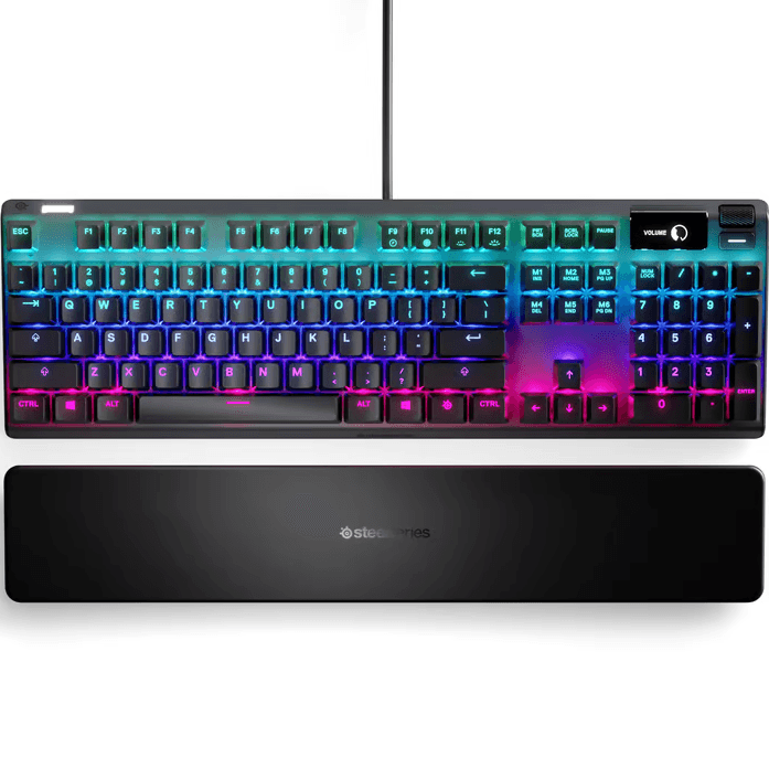 SteelSeries Apex 7 Gaming Keyboard RGB Linear Red Switch Full Size 64636 - SuperOffice