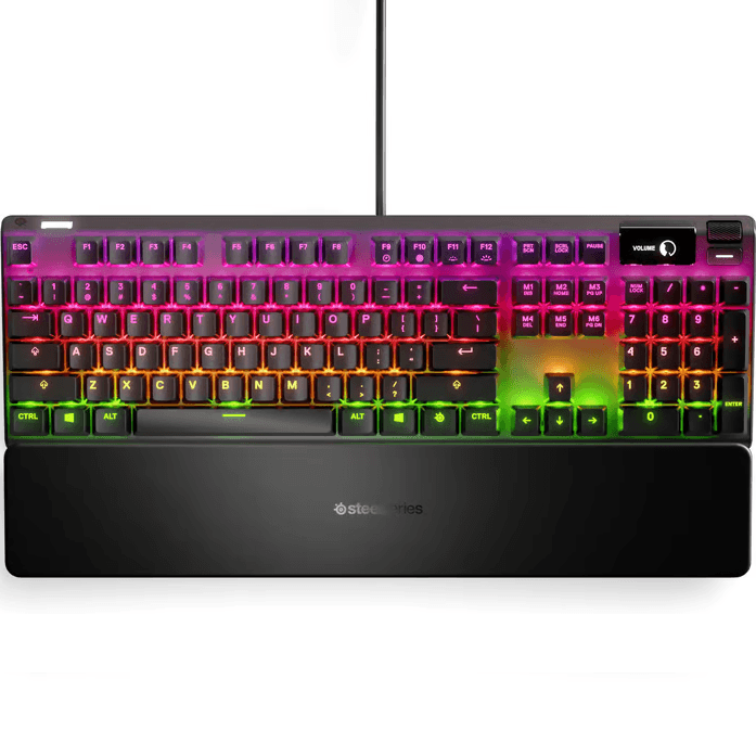 SteelSeries Apex 7 Gaming Keyboard RGB Linear Red Switch Full Size 64636 - SuperOffice