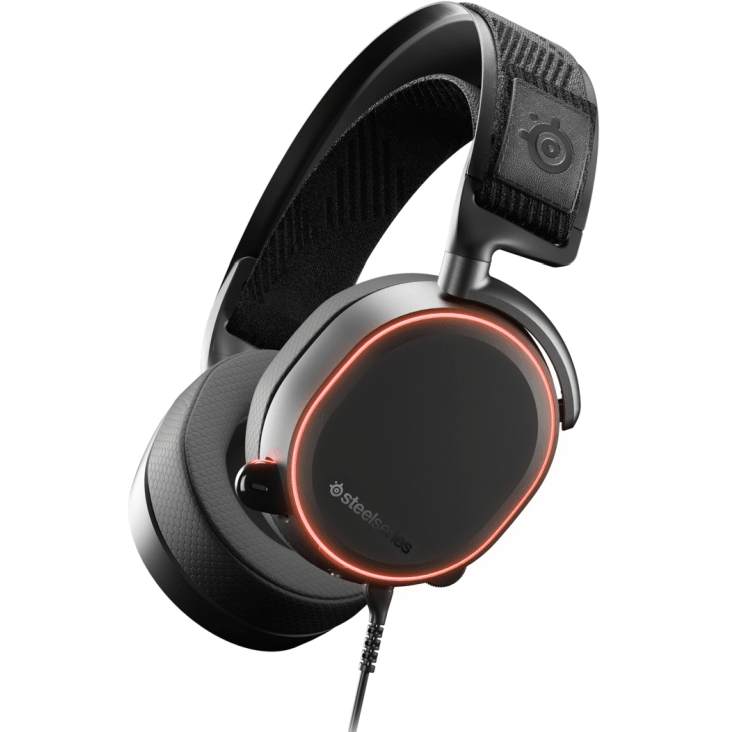 SteelSeries Arctis Pro Wired Gaming Headset Headphones High Fidelity Black 61486 - SuperOffice