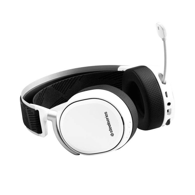 SteelSeries Arctis Pro Wireless Gaming Headset Headphones High Fidelity White 61474 - SuperOffice