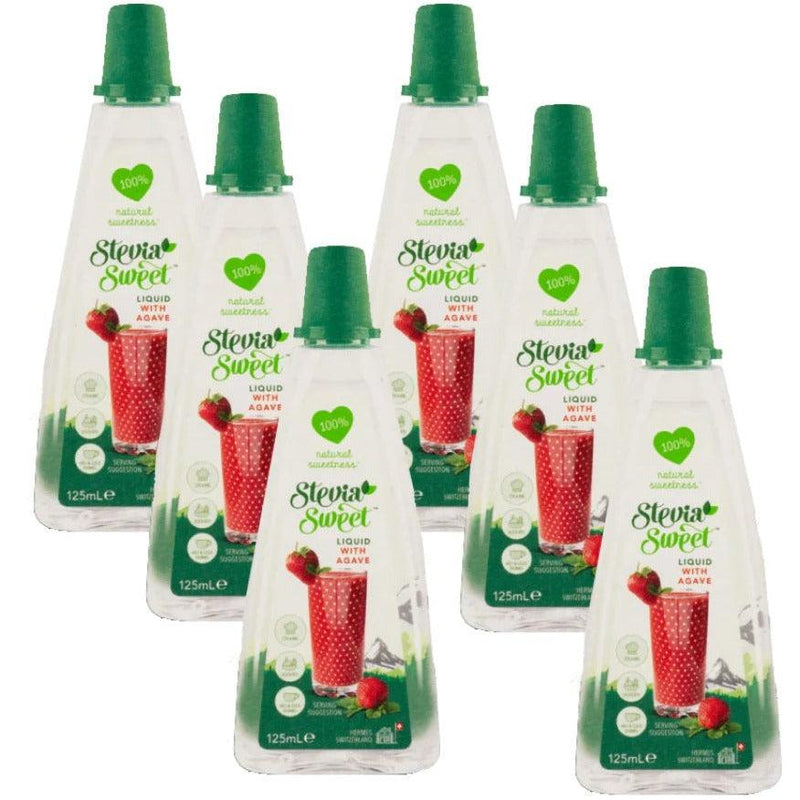 Stevia Sweet Liquid with Agave 125ml Box of 6 07610211149417 - SuperOffice