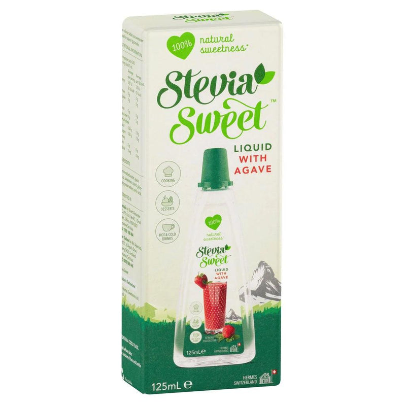 Stevia Sweet Liquid with Agave 125ml Box of 6 07610211149417 - SuperOffice