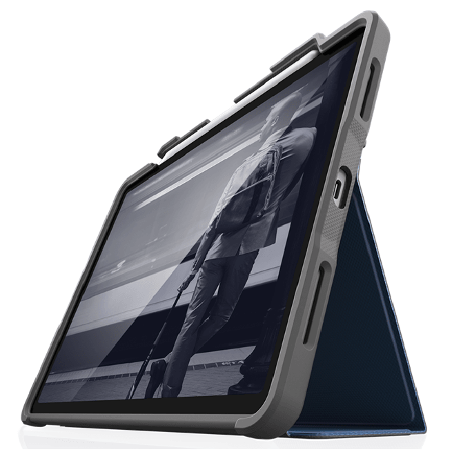 STM Dux Plus Case iPad Air 10.9" 5th/4th Gen Cover Midnight Blue stm-222-286JT-03 - SuperOffice