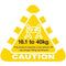 Stock Forms Caution 16.1-40kg Labels 80x70mm Yellow 250 Labels Roll CAUTION Y 80X70 - SuperOffice