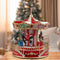 SuperOffice Christmas Xmas LED Musical Carousel Merry Go Round Spin and Flash Decoration XD2628 - SuperOffice