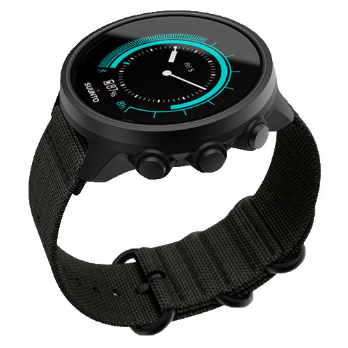 Suunto 9 Baro Smart Watch Heart Rate/GPS/1.3"LED Display Charcoal Black Titanium SS050564000 - SuperOffice