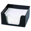 Sws Plastic Memo Cube With 500 Blank Sheets Black 45894 - SuperOffice