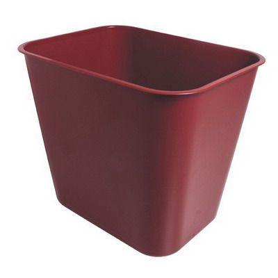 Sws Plastic Waste Bin 15 Litre Burgundy 45786 - SuperOffice