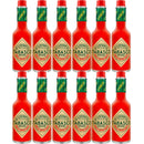 Tabasco Garlic Pepper Hot Spicy Sauce 60ml Bottles Pack 12 1210000499752 - SuperOffice