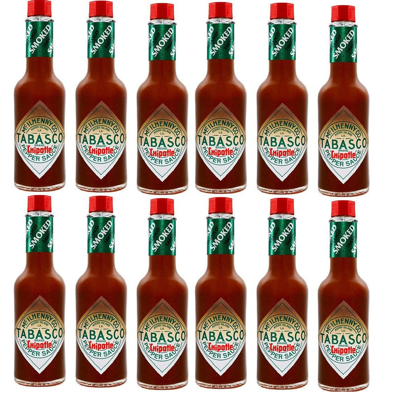 Tabasco Original Chipotle Pepper Sauce Hot Chilli 60ml Box 12 20011210607037 - SuperOffice