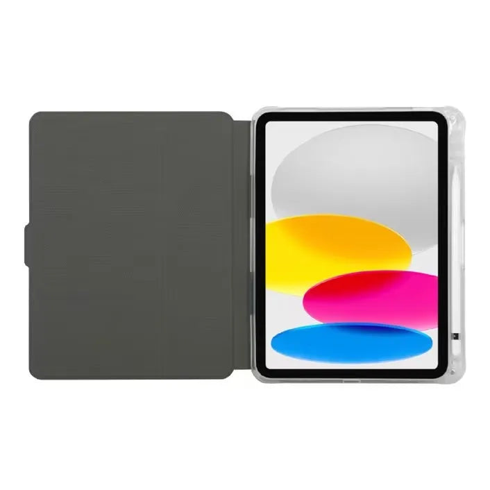 Targus Pro-Tek Folio Flip Case for iPad 10.9" 10th Gen Clear/Grey THD935GL - SuperOffice