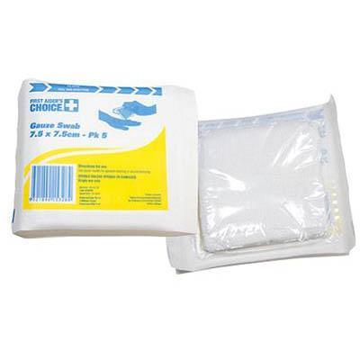 Trafalgar Gauze Sterile Pieces 75 X 75Mm Pack 5 21475 - SuperOffice