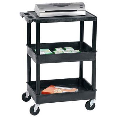 Tuffy Tub Trolley 1 Flat Shelf And 2 Tubs QTWTT211 - SuperOffice