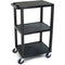 Tuffy Video Trolley 3 Shelf 1220Mm QTWTV48 - SuperOffice