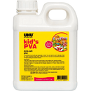 UHU Glue PVA Kids 1L Litre Pack 4 BULK 33-49405 (4 Pack) - SuperOffice