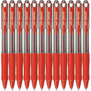 Uni-Ball SN-100 Laknock Retractable Ballpoint Pen Medium 1.0mm Red Box 12 SN100MR (1.0mm Red Box 12) - SuperOffice